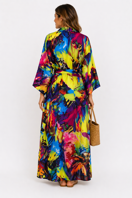 KIMONO BLUE GARDEN