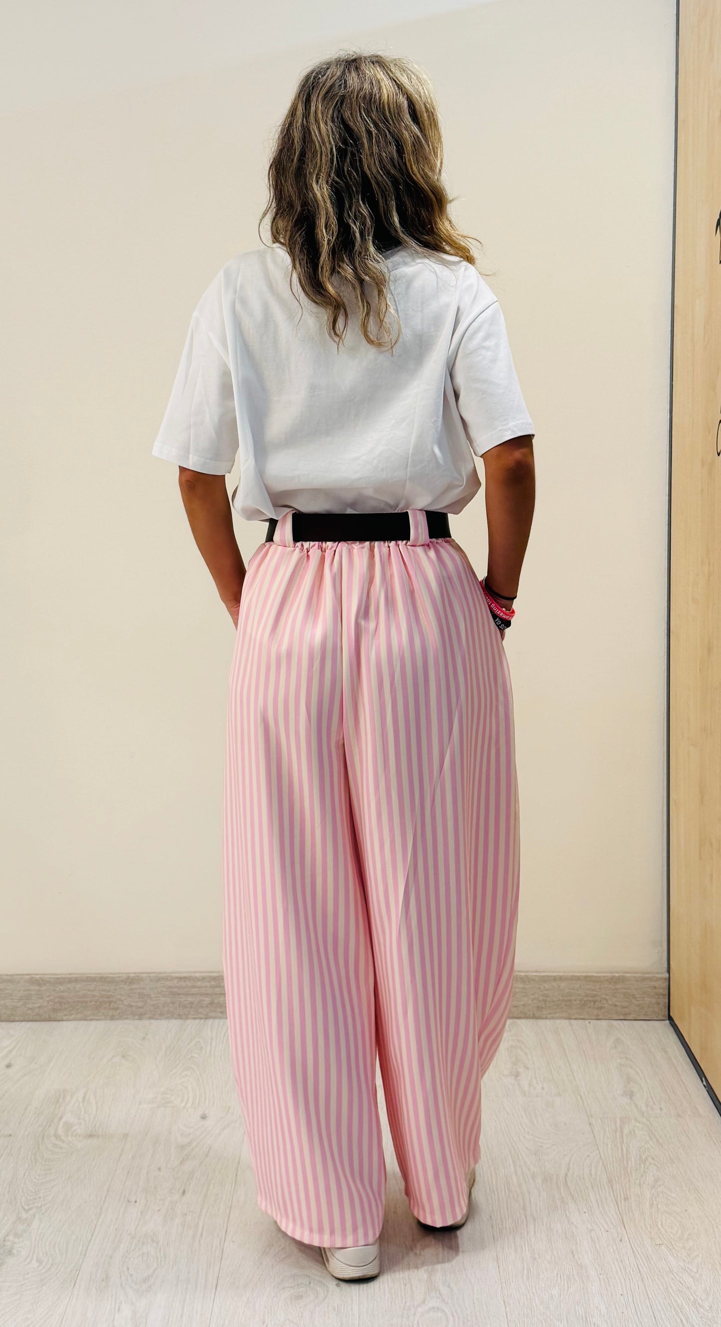 PANTALÓN PALAZZO RAYAS