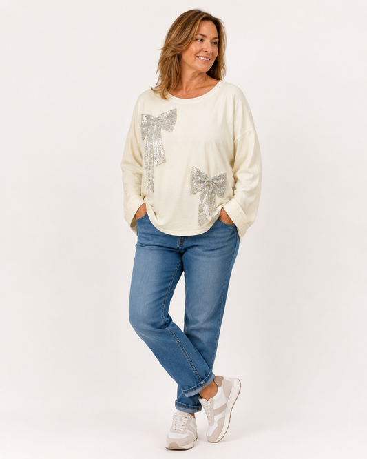 SUDADERA LAZOS BRILLO