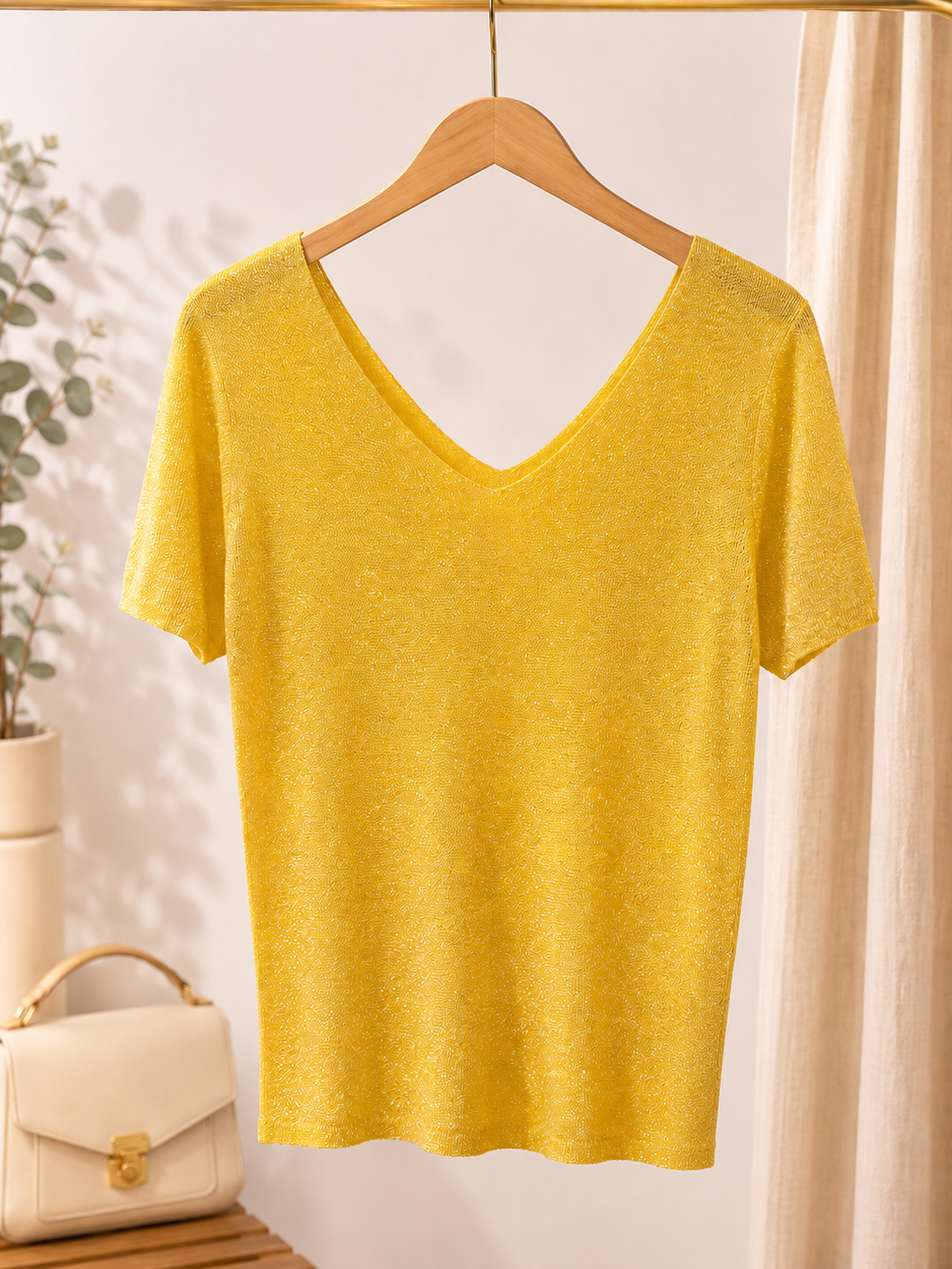 CAMISETA LUREX MANGA C