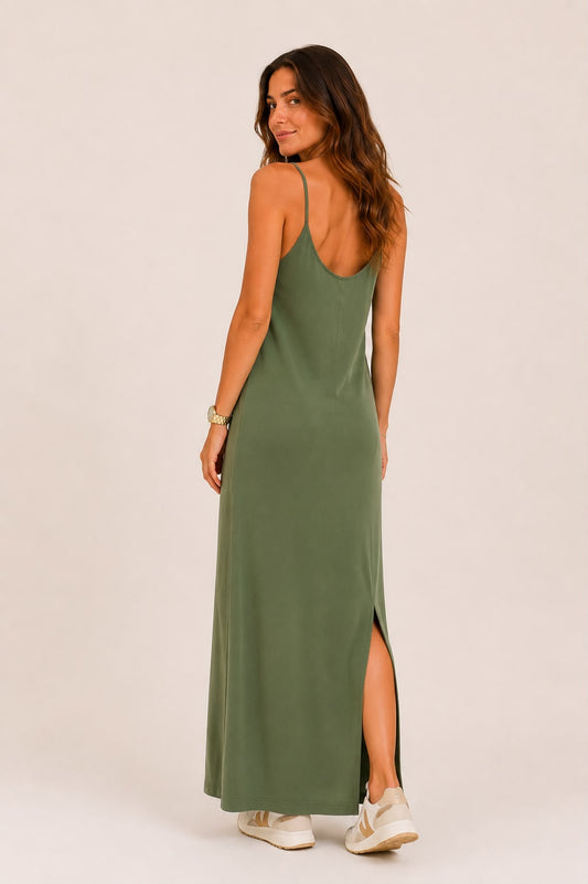 VESTIDO BÁSICO VERDE