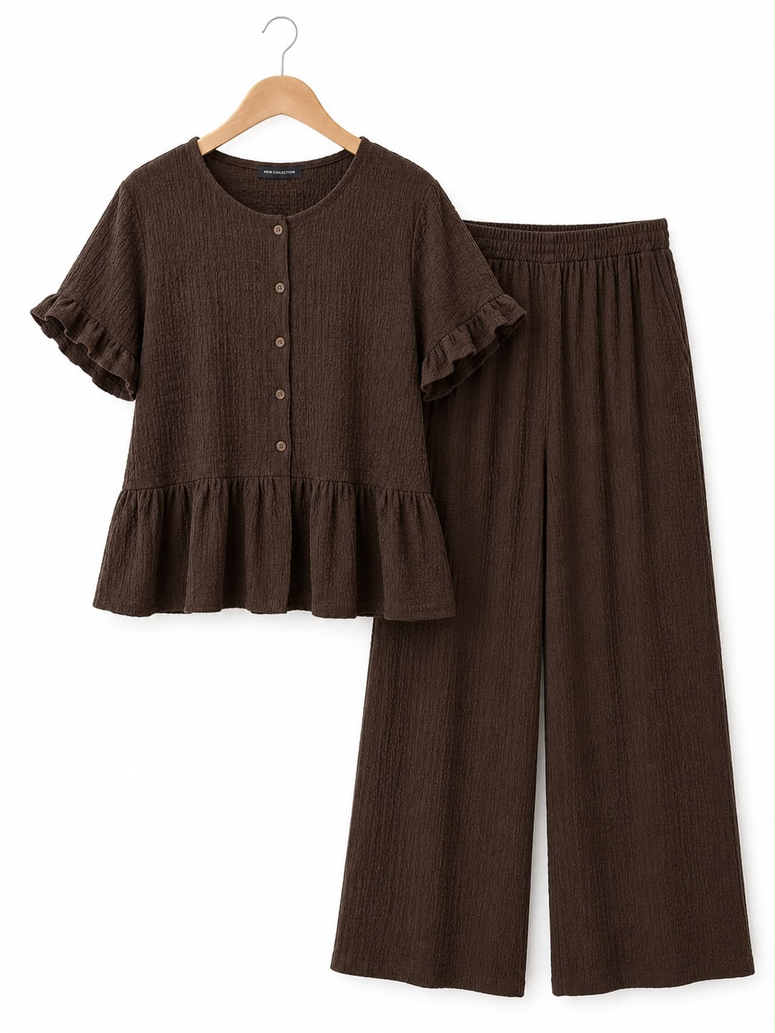 CONJUNTO TEXTURA CHOCOLATE