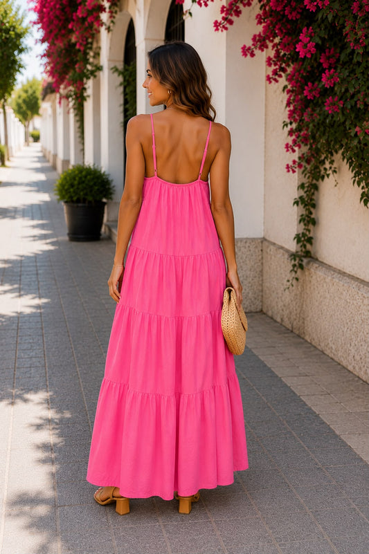VESTIDO SOL ROSA