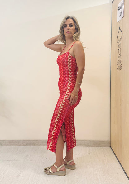 VESTIDO MIDI ELÁSTIC