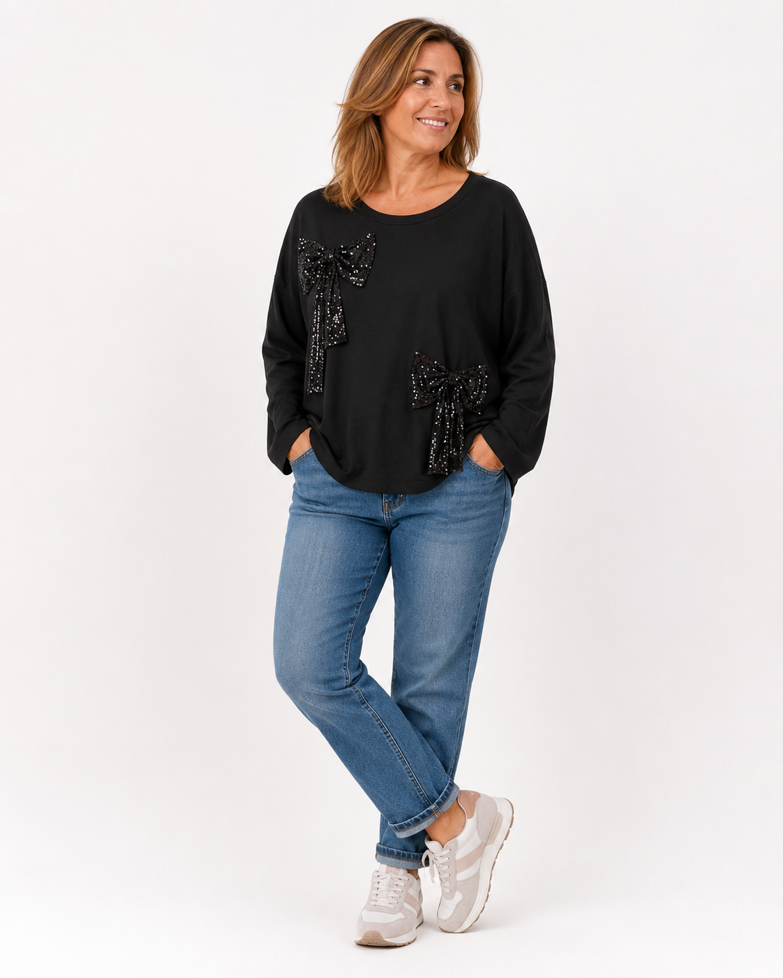 SUDADERA LAZOS BRILLO