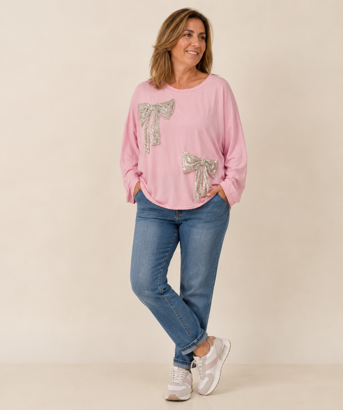 SUDADERA LAZOS BRILLO