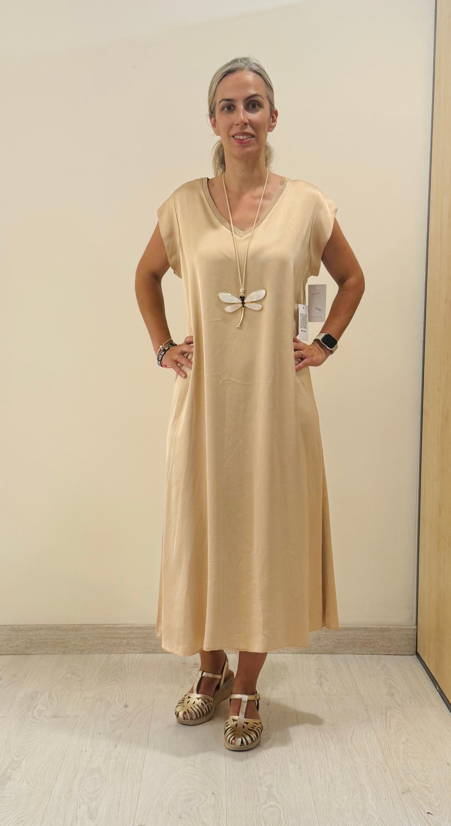 VESTIDO SATÉN