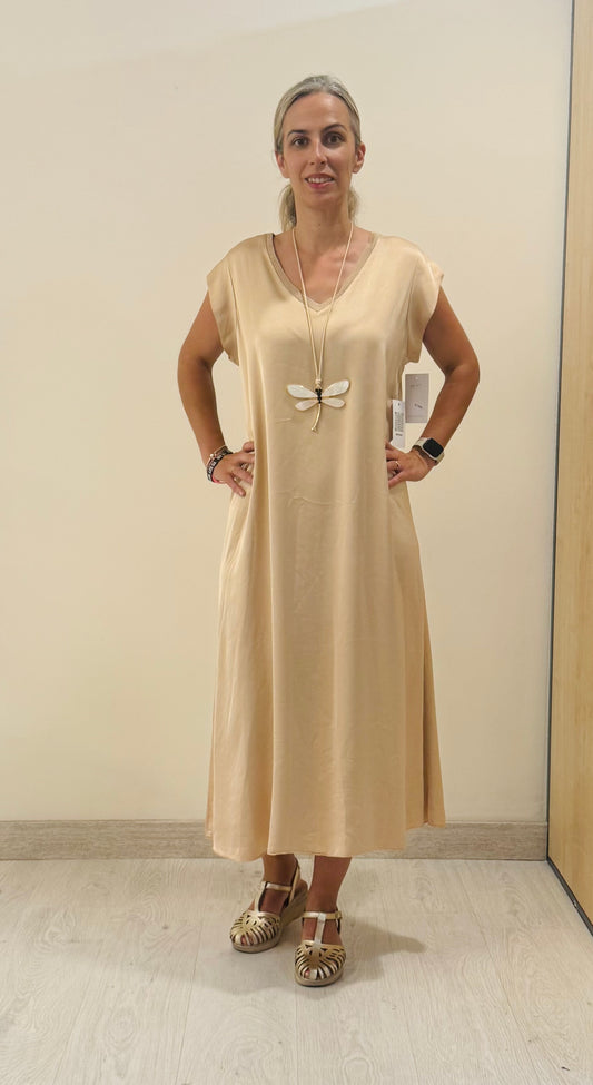 VESTIDO SATÉN