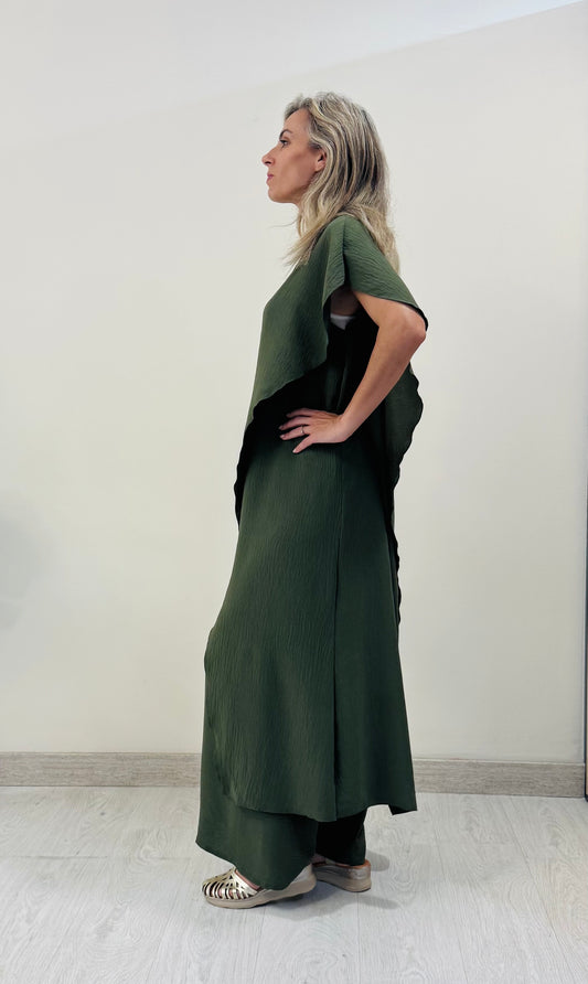 CONJUNTO VERANO FLUIDO VERDE