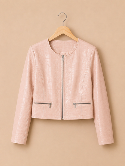 CHAQUETA CROCO ROSE