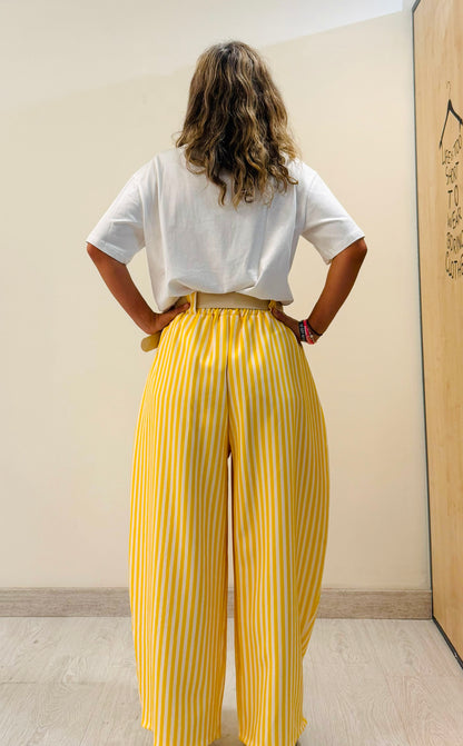 PANTALÓN PALAZZO RAYAS