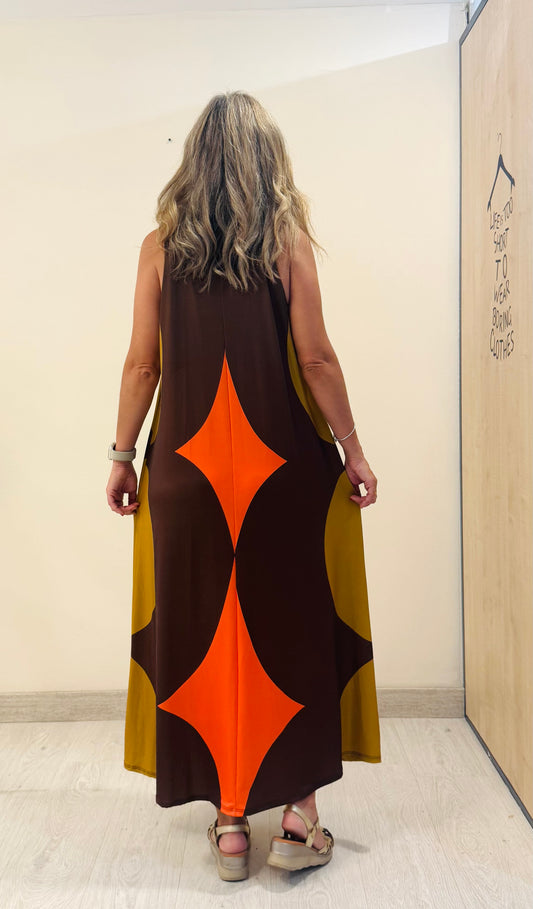 VESTIDO GEOMÉTRICO LICRA