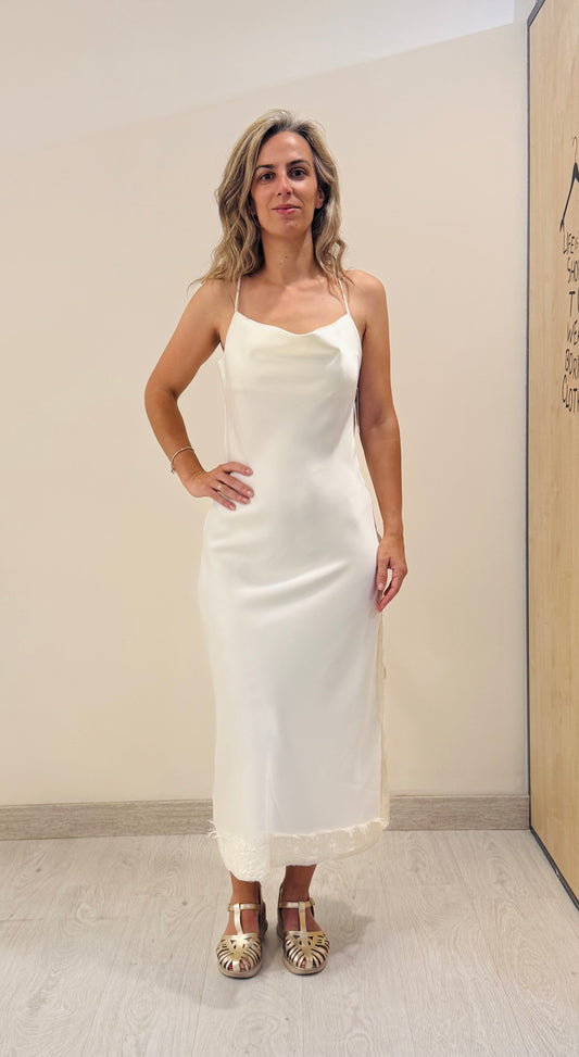 VESTIDO LENCERO SATINADO