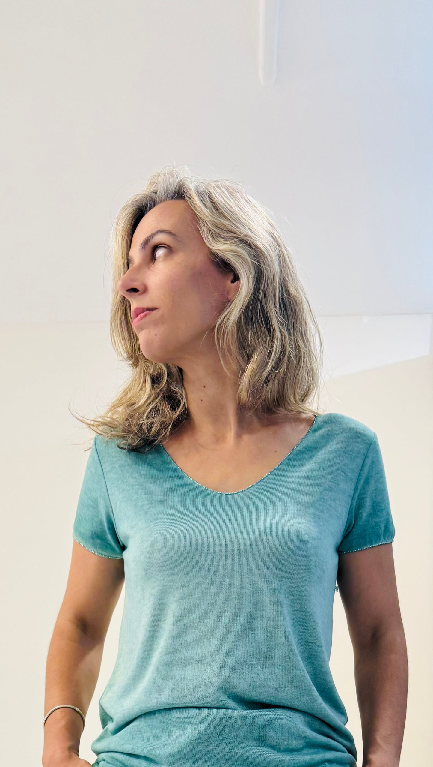 CAMISETA BRILLO SILVER