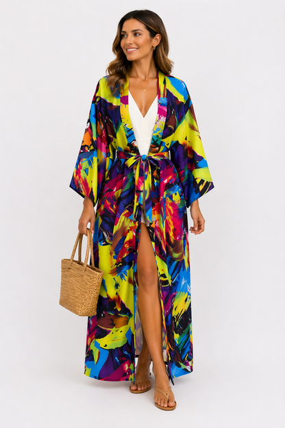 KIMONO BLUE GARDEN