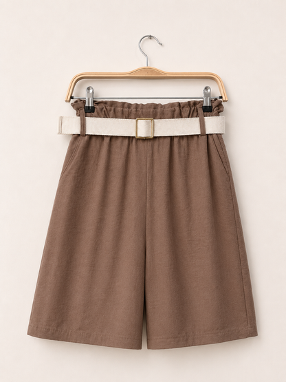 PANTALÓN CINTURÓN NATURAL