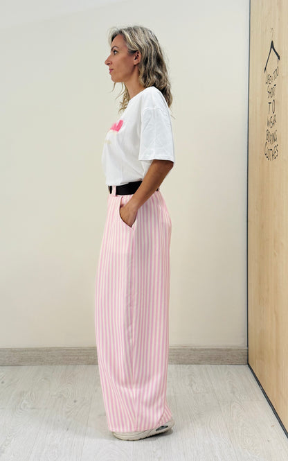 PANTALÓN PALAZZO RAYAS