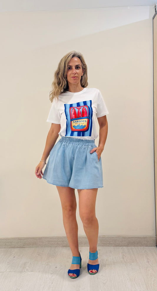 PANTALÓN CORTO TENCEL