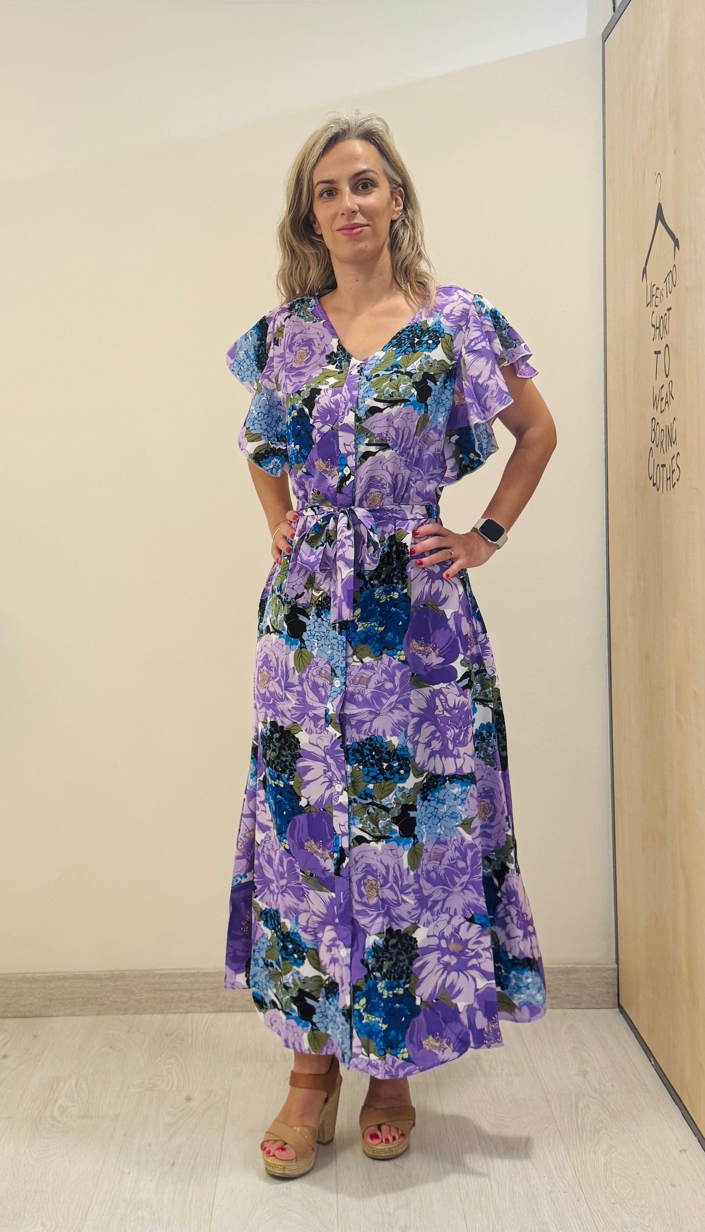 VESTIDO LILAS CHIC