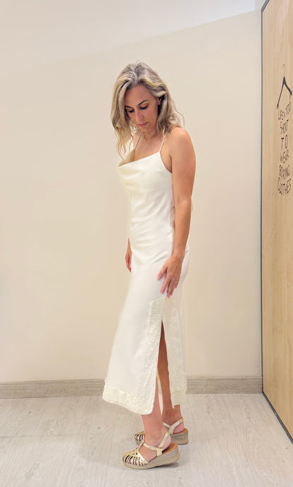 VESTIDO LENCERO SATINADO