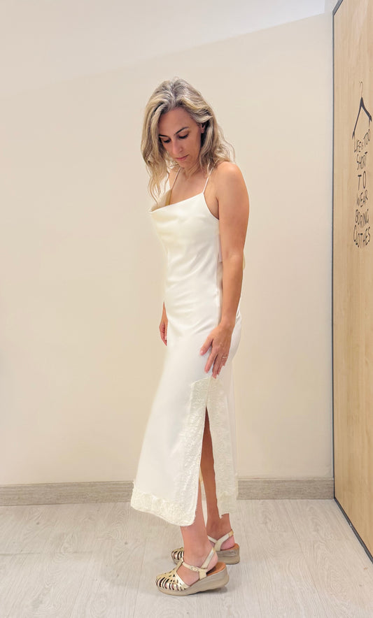 VESTIDO LENCERO SATINADO