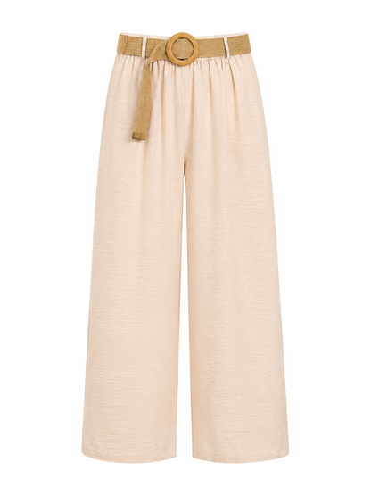 PANTALÓN VERANO BASIC beige