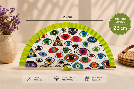 ABANICO GRANDE OJOS