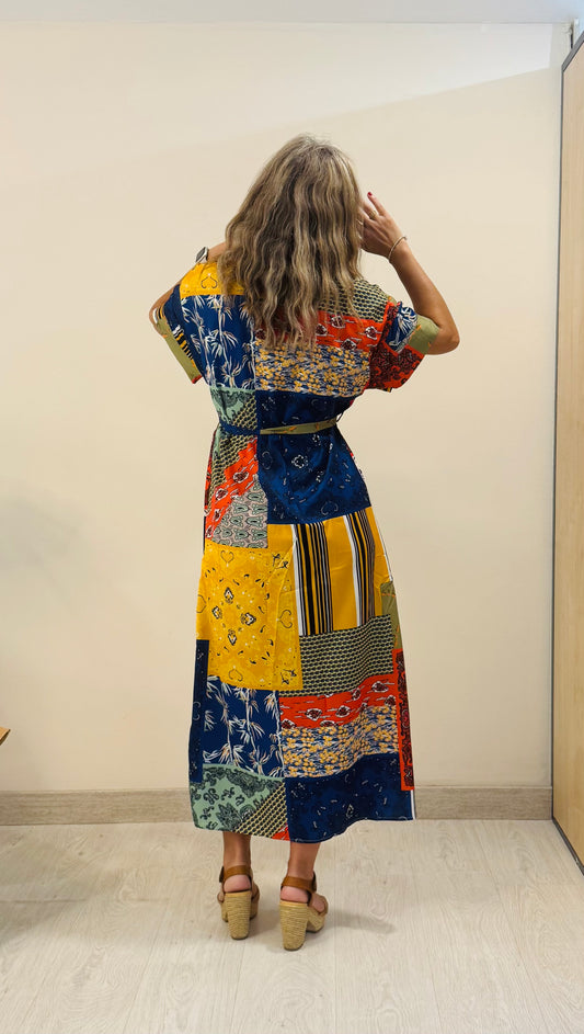 VESTIDO COLOR PATCH