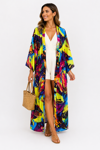 KIMONO BLUE GARDEN