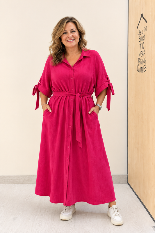 VESTIDO CAMISERO FLUIDO