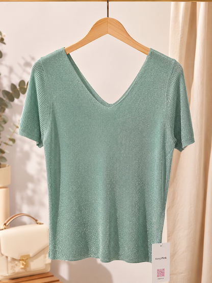 CAMISETA LUREX MANGA C