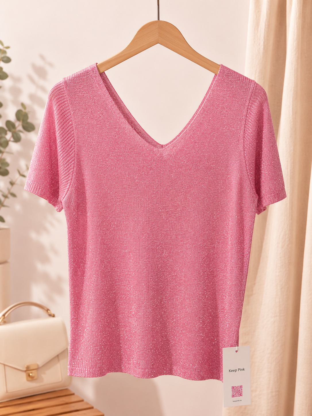CAMISETA LUREX MANGA C