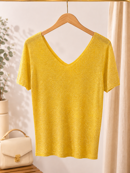 CAMISETA LUREX MANGA C