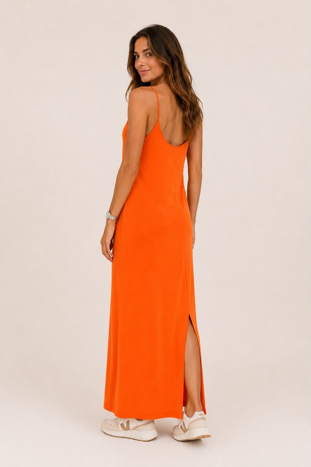 VESTIDO BÁSICO NARANJA