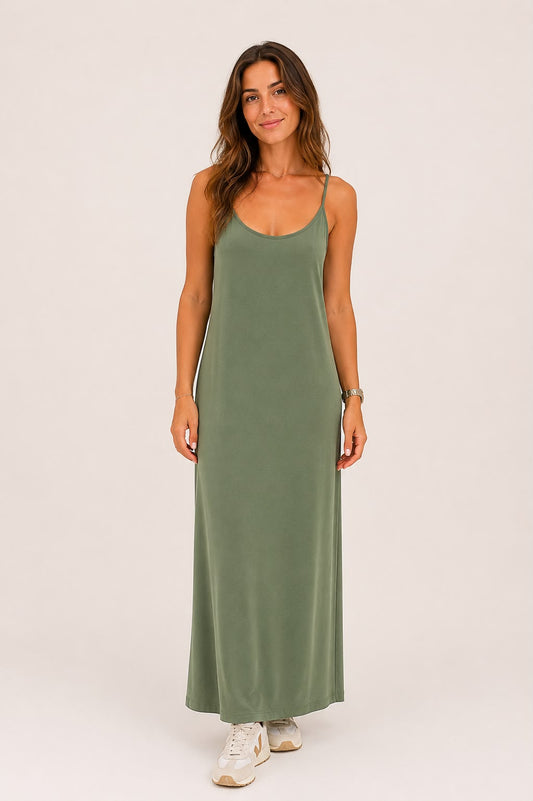 VESTIDO BÁSICO VERDE